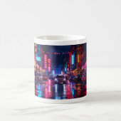 Mug Ville néon - Conception 1 (Centre)