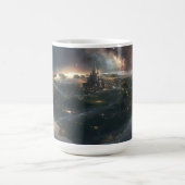 Mug Ville spatiale suspendue dans l'univers (Centre)
