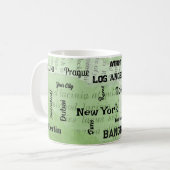 Mug ville verte de printemps Mega (Devant gauche)