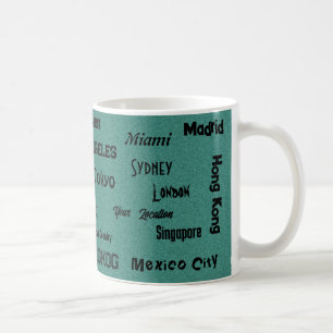 Mug Ville verte émeraude de Mega