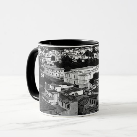 Mug Ville vintage de Grèce Nauplie (Devant gauche)