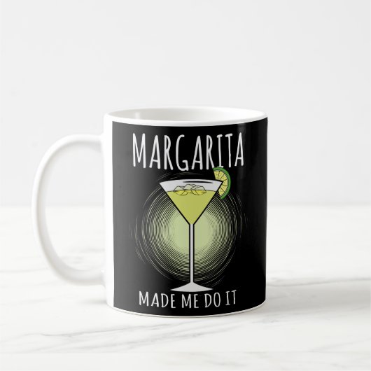 Mug Vin Cocktail Lover Margarita M'A Fait Le Faire (Gauche)