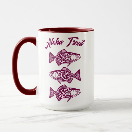 Mug Vin d'Aloha Trout-Hawaii (Gauche)