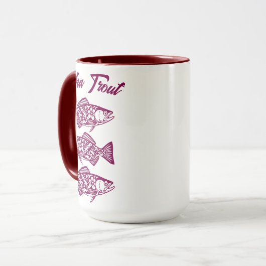 Mug Vin d'Aloha Trout-Hawaii (Devant gauche)