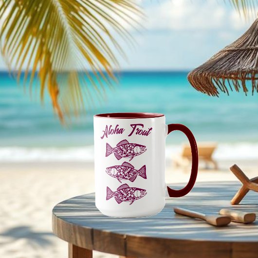 Mug Vin d'Aloha Trout-Hawaii