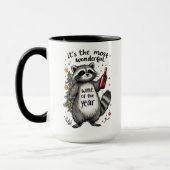 Mug Vin de l'année le plus merveilleux Raccoon (Gauche)