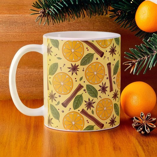 Mug Vin de Noël mulet jaune épicé