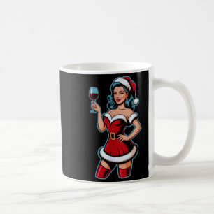 Mug Vin de Noël Santa Fille Fête de Vacances Drôle de