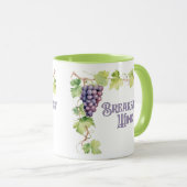 Mug Vin de petit déjeuner drôle tendance (Devant droit)