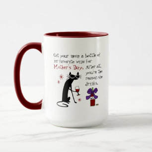 Mug Vin pour la fête des mères