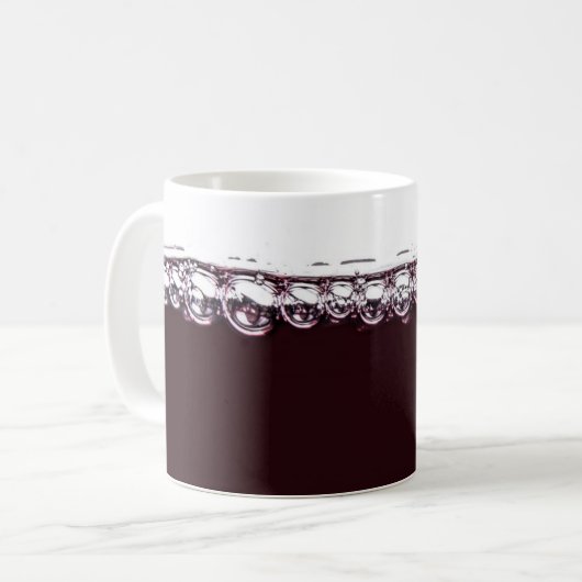 Mug Vin rouge alcool violet blanc (Devant gauche)