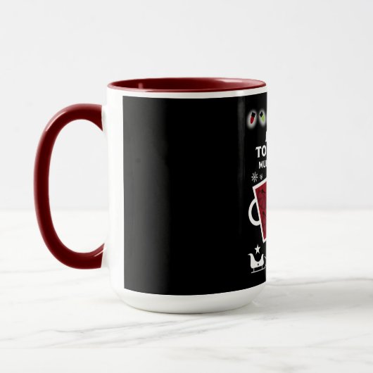 Mug Vin rouge de Noël (Gauche)