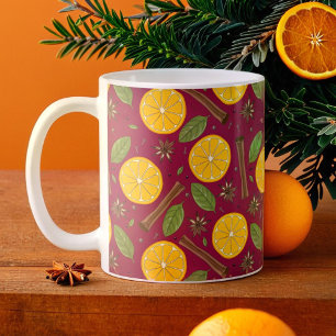 Mug Vin rougi de Noël bordeaux épicé