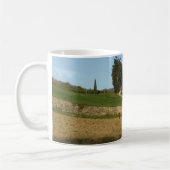 Mug Vin rustique Toscane Italie tons brun et or (Gauche)