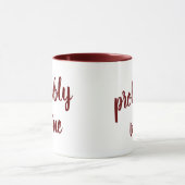 Mug Vin sans doute drôle de nouveauté (Centre)