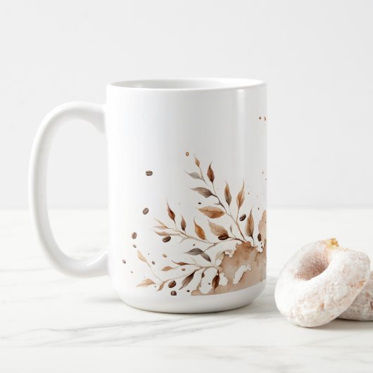 Mug Vin taché de café - Addicateurs de café (Avec donut)