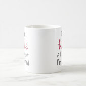 Mug Vin Tout ce que je veux retraite (Centre)