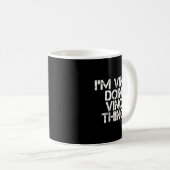 Mug Vince Doing Vince Things Funny Birthday Name Gift (Devant droit)