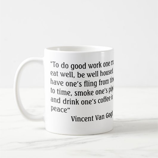 Mug Vincent Van Gogh (Gauche)