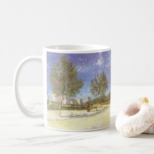 Mug Vincent van Gogh - A la périphérie de Paris (Avec donut)