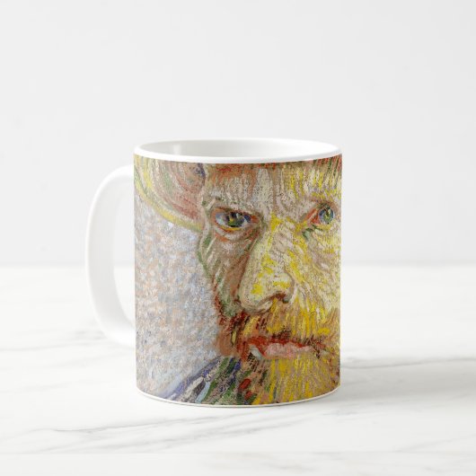Mug Vincent van Gogh - Autoportrait avec Casquette de  (Devant gauche)