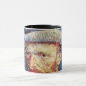 Mug Vincent Van Gogh Autoportrait Avec Casquette Gray  (Centre)