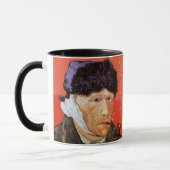 Mug Vincent Van Gogh - Autoportrait avec l'oreille ban (Gauche)