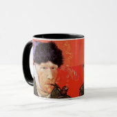 Mug Vincent Van Gogh - Autoportrait avec l'oreille ban (Devant gauche)
