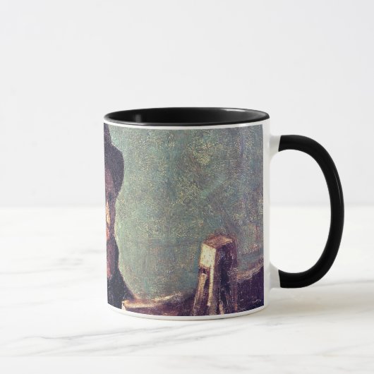 Mug Vincent Van Gogh - Autoportrait Dark Felt Casquett (Droite)