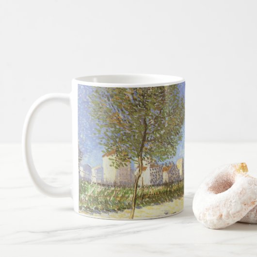 Mug Vincent van Gogh - Aux environs de Paris (Avec donut)