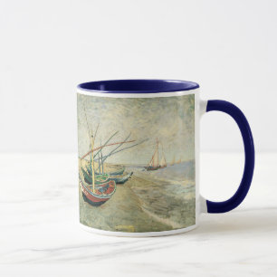 Mug Vincent van Gogh - Bateaux de pêche sur la plage