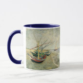 Mug Vincent van Gogh - Bateaux de pêche sur la plage (Gauche)