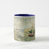 Mug Vincent van Gogh - Bateaux de pêche sur la plage (Centre)