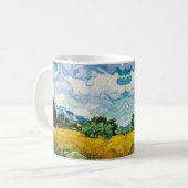 Mug Vincent Van Gogh Blé Field avec Cyprès (1889) (Devant gauche)