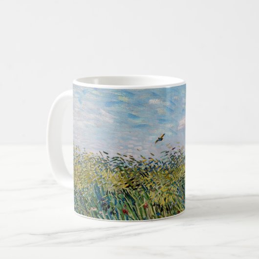 Mug Vincent van Gogh - Champ de blé avec une lark (Devant gauche)