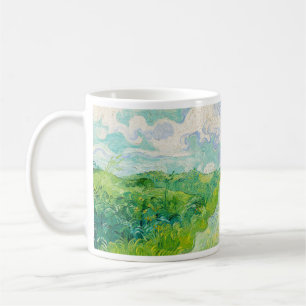 Mug Vincent van Gogh - Champ de blé vert, Auvers