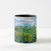 Mug Vincent Van Gogh - Champs de blé vert à Auvers (Centre)