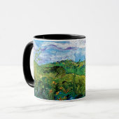 Mug Vincent Van Gogh - Champs de blé vert à Auvers (Devant gauche)