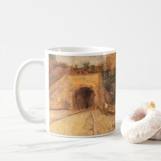 Mug Vincent van Gogh - Chaussée avec passage inférieur (Avec donut)