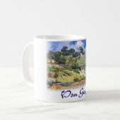 Mug Vincent van Gogh - cottages avec les toits (Devant gauche)