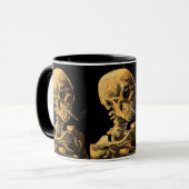Mug Vincent Van Gogh - Crâne avec cigarette brûlante (Devant gauche)