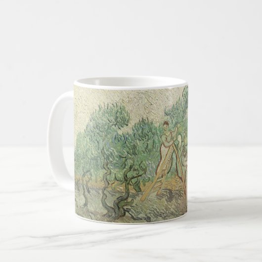 Mug Vincent van Gogh - cueillette d'olives (Devant gauche)