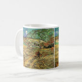 Mug Vincent van Gogh - Fermé champs de blé avec paysan (Devant gauche)