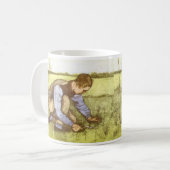 Mug Vincent van Gogh - Garçon coupant l'herbe avec la  (Devant gauche)