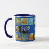 Mug Vincent Van Gogh - Grille des chefs-d'oeuvre (Gauche)