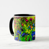 Mug Vincent Van Gogh - Iris - Amoureux des Fleurs Pop  (Devant gauche)