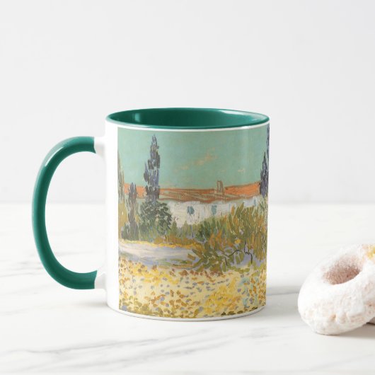 Mug Vincent van Gogh - Jardin en fleurs (Avec donut)