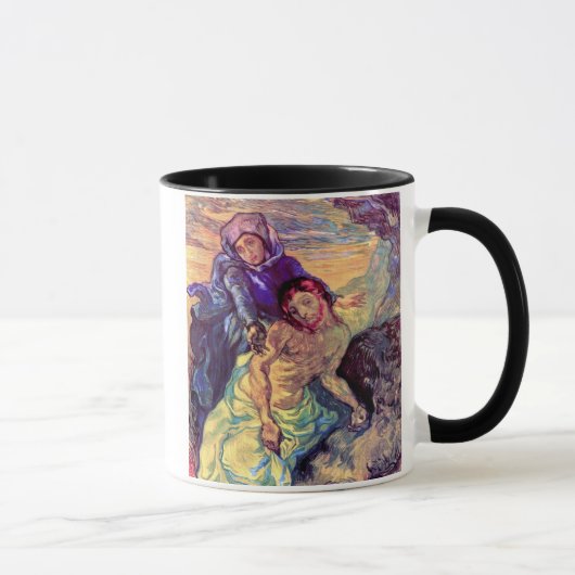 Mug Vincent Van Gogh - La Pieta - Jésus & Vierge Marie (Droite)