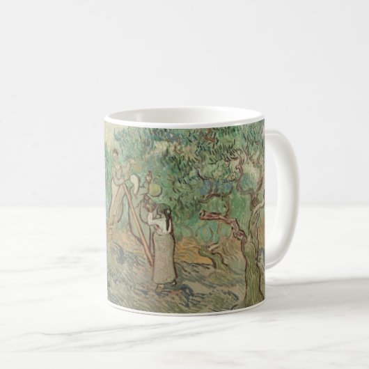 Mug Vincent van Gogh | le verger olive (Devant droit)