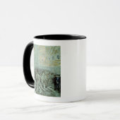 Mug Vincent van Gogh | le yard d'exercice (Devant gauche)